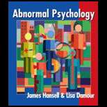 Abnormal Psychology 05 Edition, James H. Hansell    Textbooks
