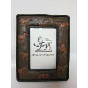  4x6 Picture Frame, Horses, Western Decor Frame
