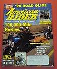 AMERICAN RIDER MAGAZINE APR/1998 HARLEY RIDING AT ITS BEST1998 ROAD 