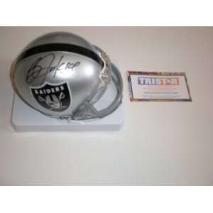  Bo Jackson Signed Oakland Raiders Mini Helmet Everything 