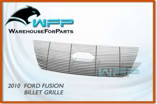 2010 Ford Fusion Billet Grille Grill Insert Show Logo  