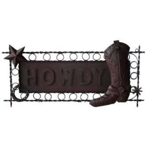  Howdy Wall Hanging Case Pack 4