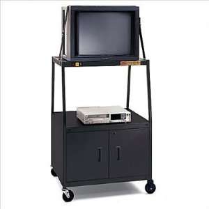   Cart with 2 Outlet Electrical Unit for 27 32 Televisons Electronics