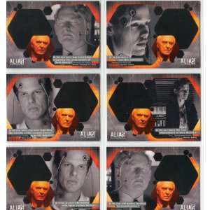  Alias Season 1 Trading Cards Complete 6 Card Double Agent 