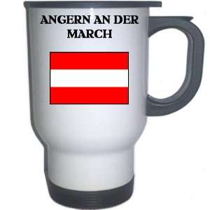  Austria   ANGERN AN DER MARCH White Stainless Steel Mug 