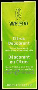 Citrus Deodorant 3.4 oz By Weleda Body Care  