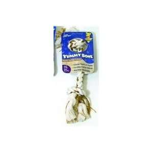  6 PACK YUMMY ROPE DOG BONE, Color PEANUT BUTTER; Size 