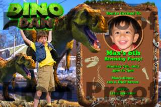 Dino Dan   Birthday Invitations  