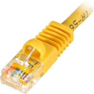    10 Yellow 350MHz Molded And Booted CAT5e Patch Cable Electronics