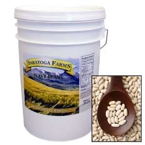 Saratoga Farms Dried Navy Beans ValueBUCKET  Grocery 