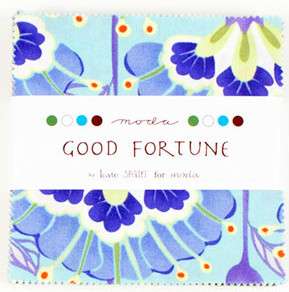 42 5 INCH SQUARES~GOOD FORTUNE~MODA~CHARM PACK~KATE SPAIN~METRO FLORAL 