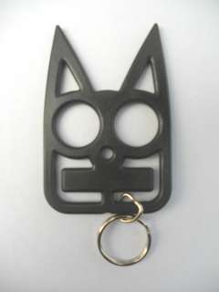 Black Cat Self Defense Keychain Personal Safety Security  