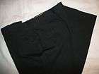 NWT MENS CALVIN KLEIN FLAT FRONT DRESS PANTS CLASSIC BLACK SIZE 34W X 