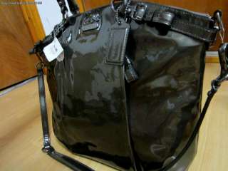 NWT Coach 18627 Madison Lindsey Patent Leather Satchel Handbag Bag 