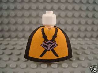 CUSTOM LEGO Printed Black and Gold Ninja Minifig Cape  