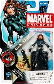 Marvel Universe Black Widow Red Hair  