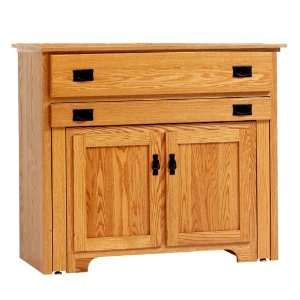  Amish USA made   Mission Console Buffet with Pullout Table 