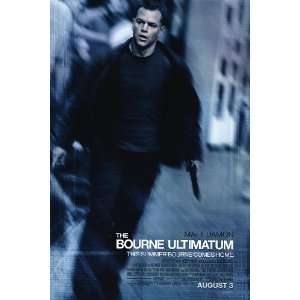 Bourne Ultimatum 27 X 40 Original Theatrical Movie Poster