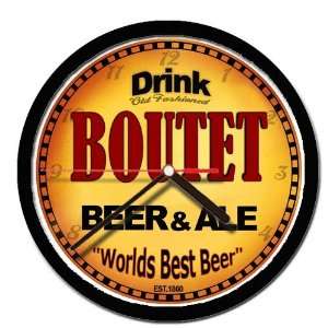  BOUTET beer and ale cerveza wall clock 