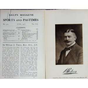   1918 Antique Portrait Sir William James Tatem Bart D.L