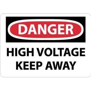  SIGNS HIGH VOLTAGE KEEP AWAY