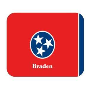  US State Flag   Braden, Tennessee (TN) Mouse Pad 
