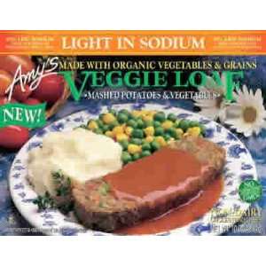Amys Light in Sodium Organic Vegetable Meat Loaf, 10 Oz (Pack of 12)
