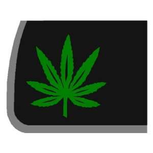  Green Marijuana Leaf Car Decal / Sticker Automotive