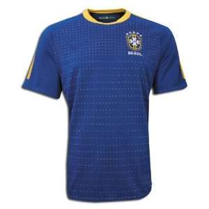  Brazil Away Soccer Jersey Size Large