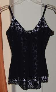 GUESS BLACK LACE BLOUSE TOP WOMENS LADIES SMALL NWOT  