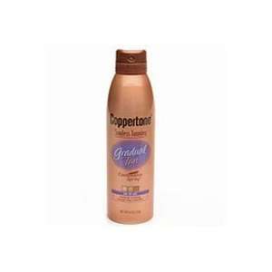   Coppertone Sunless Tanning Gradual Tan Continuous Spray   6 Oz Beauty