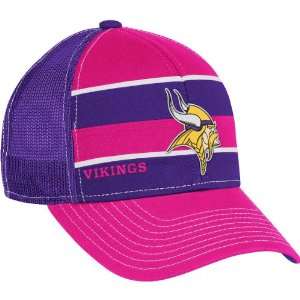 Reebok Minnesota Vikings Womens Breast Cancer Awareness Trucker Hat 