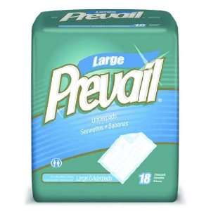 Prevail High Performance Overnight Disposable Underpads (Large   Case 