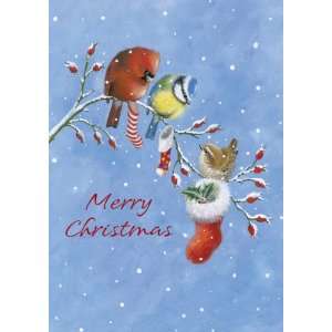  Marian Heath Boxed Christmas Cards, Christmas Birdies, 15 