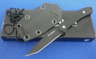 Boker Magnum Black Tanto Tactical Neck Knife 02MB1026  