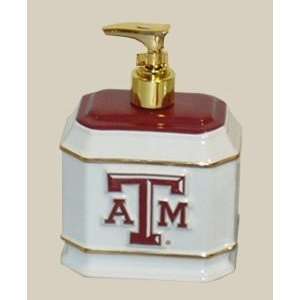  Texas A&M Aggies TAMU NCAA Ceramic Liquid Soap Dispenser 