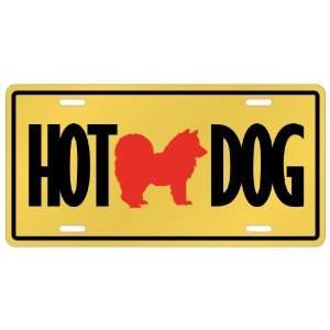  New  American Eskimo   Hot Dog  License Plate Dog