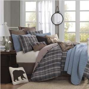  Hadley Plaid Duvet Style Comforter Set Size King