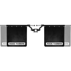 Cruiser Accessories 00108 Rock Tamers Matte Black Mud Flap System with 