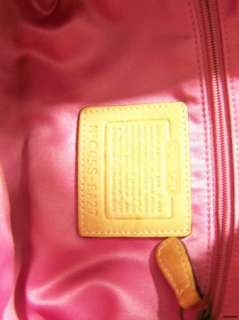 COACH Brown Small Studded Hobo Bag Purse Handbag Vachetta Leather w 