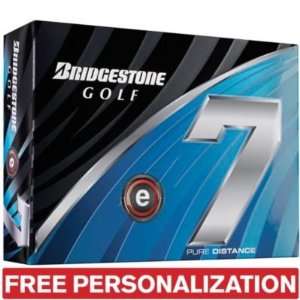 Bridgestone e7 Piercing Flight Golf Balls   12 pack (Personalized 