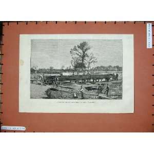    1886 Ancient Boat Discovered Brigg Lincolnshire Men