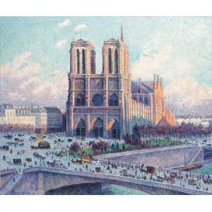  oil paintings   Maximilien Luce   24 x 20 inches   Notre Dame de 