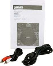Gemini CDJ 210 Pro DJ TableTop DJ CD/ Player With Scratching CDJ210 