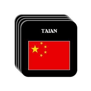  China   TAIAN Set of 4 Mini Mousepad Coasters 