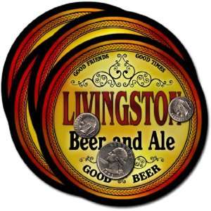  Livingston, NY Beer & Ale Coasters   4pk 