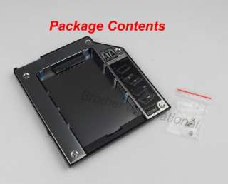 Sata 2nd HDD Caddy Adapter For Thinkpad T400 R400 W500  