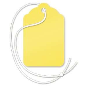   Yellow Merchandise Tag (with strings) Merchandise Tag