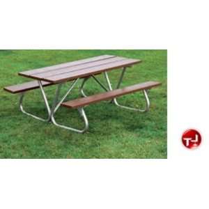  Outdoor BT158 Picnic Bench Table, 8 Heavy Duty Wood Table 