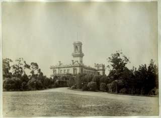 1880s AUSTRALIA MELBOURNE GOV. HOUSE BOTANIC GARDENS  